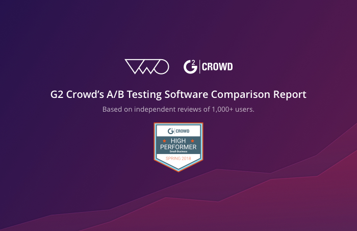 Choose one of the top performing a/b testing tools - g2 crowd report